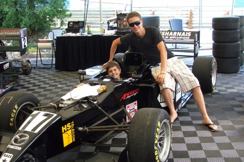 Avec Mikael Grenier GP3R 2009