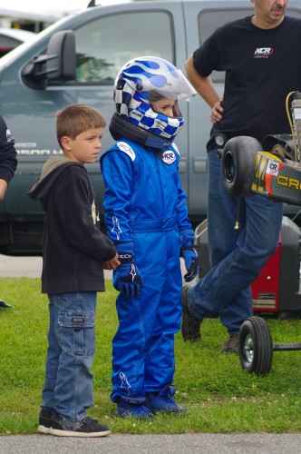 Avec mon fr�re Nathan � Goodwood